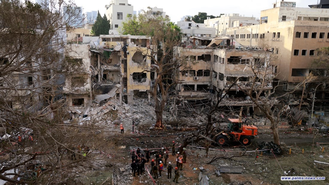 بالصور.. شاهد حجم الدمار الذي خلفته الصواريخ والمسيرات الإيرانية في إسرائيل